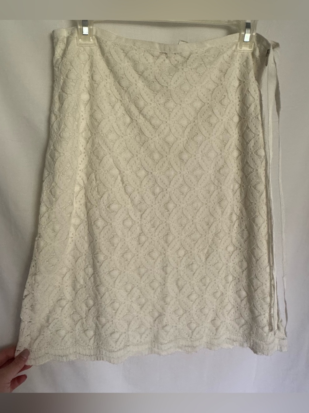 Ivory Lace Crochet Pencil Skirt NWT - Size 6